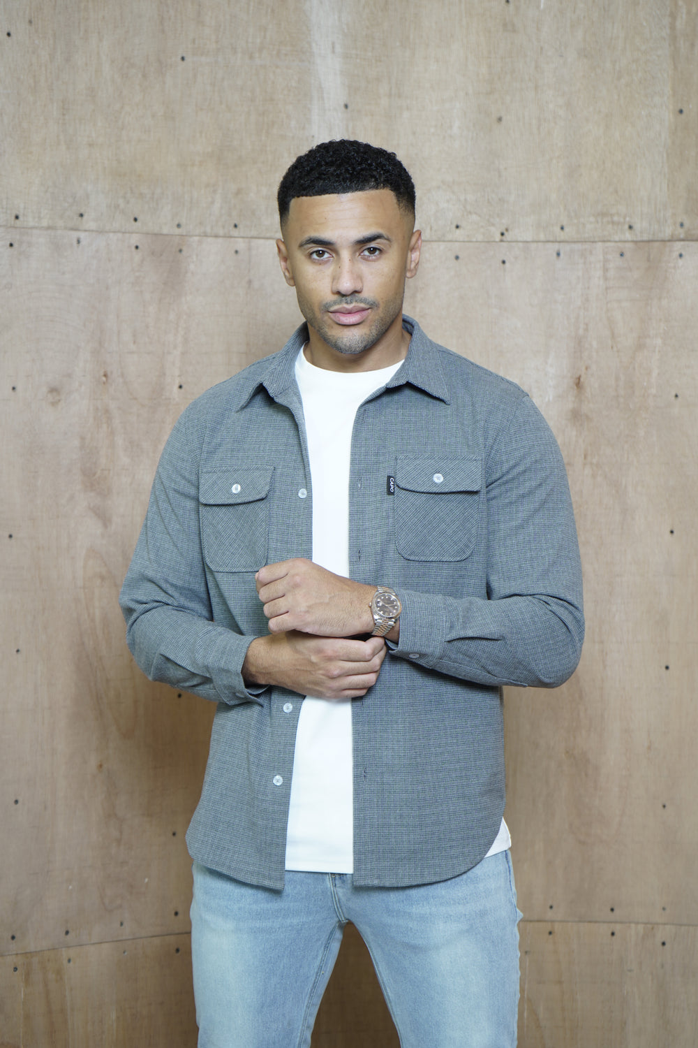 Capo Ollie Overshirt - Grey