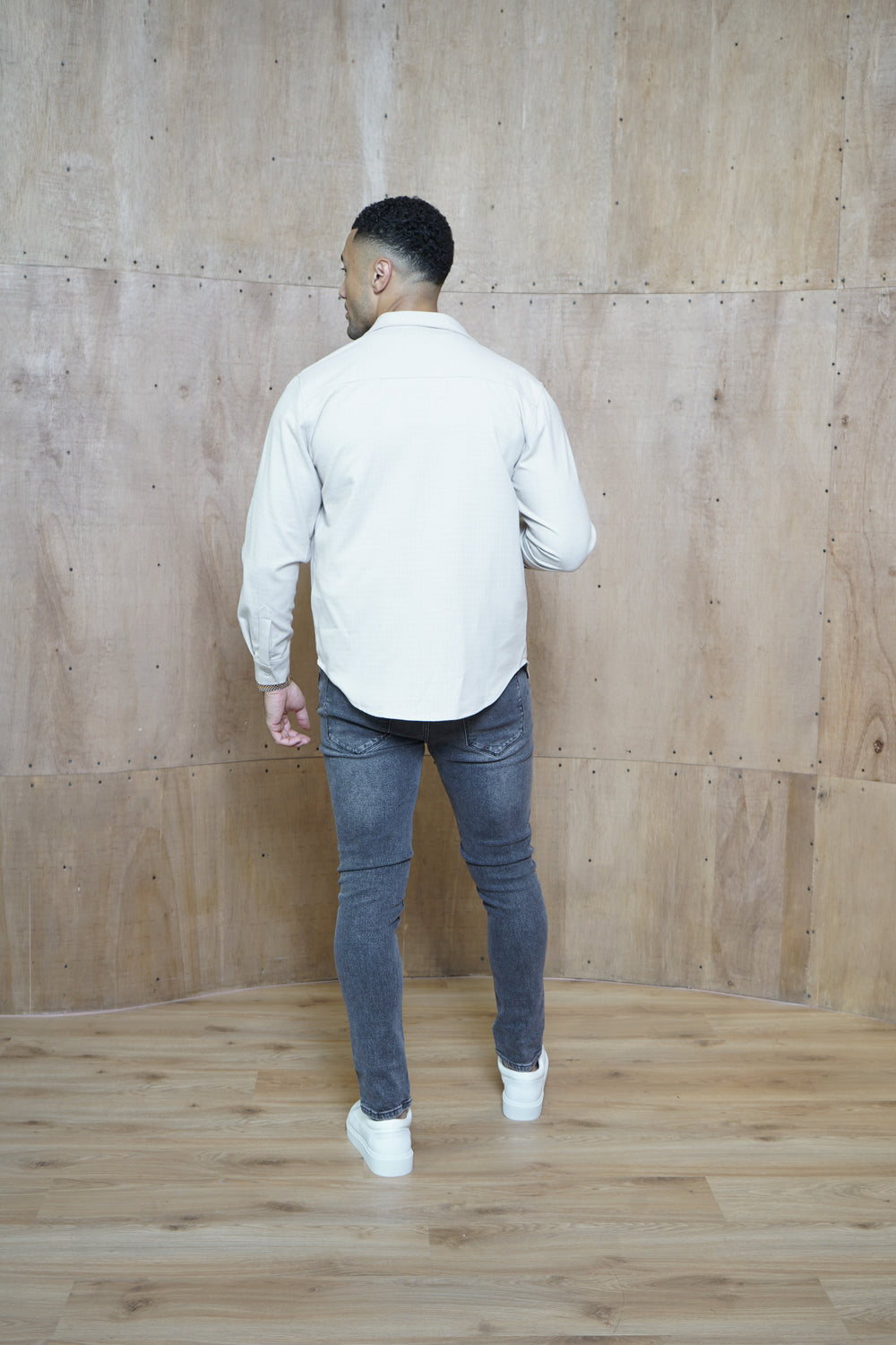 Capo Ollie Overshirt - Light Stone