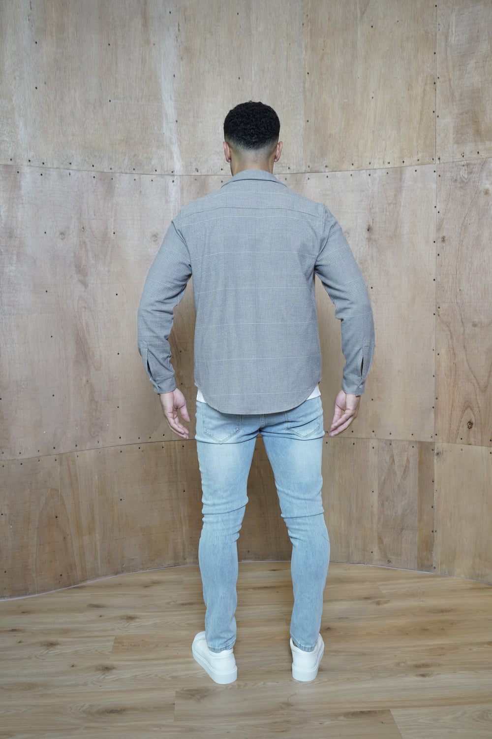 Capo Zack Overshirt - Grey/Brown