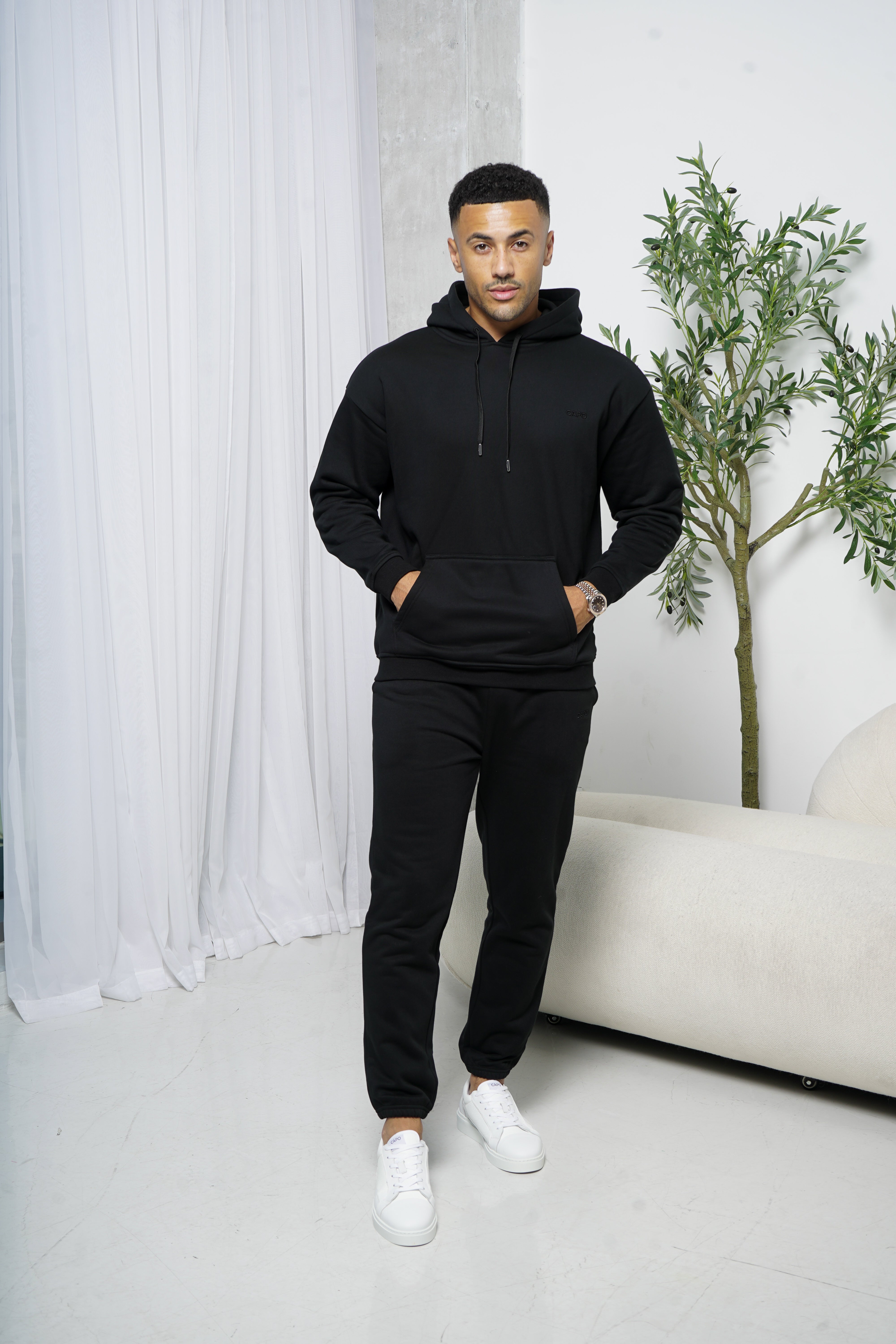 Capo Tracksuit Jogger - Black