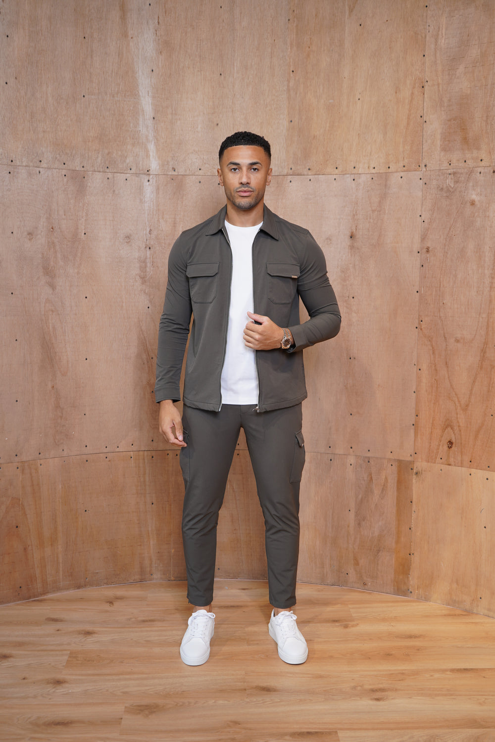 Capo Utility Regular Cargo Pants - Khaki