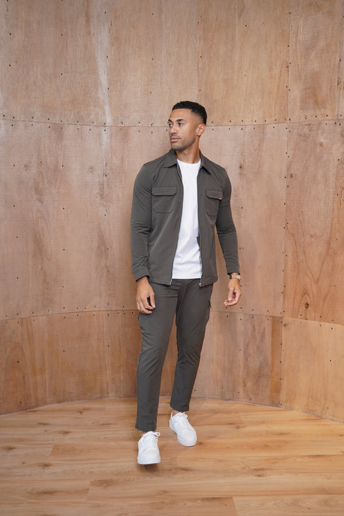 Capo Utility Overshirt - Khaki