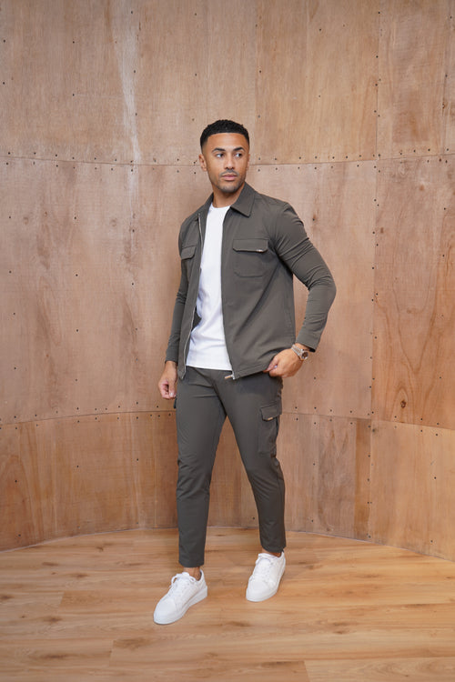 Capo Utility Regular Cargo Pants - Khaki