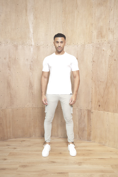 Capo Crew Neck Every Day Cotton T-Shirt - White