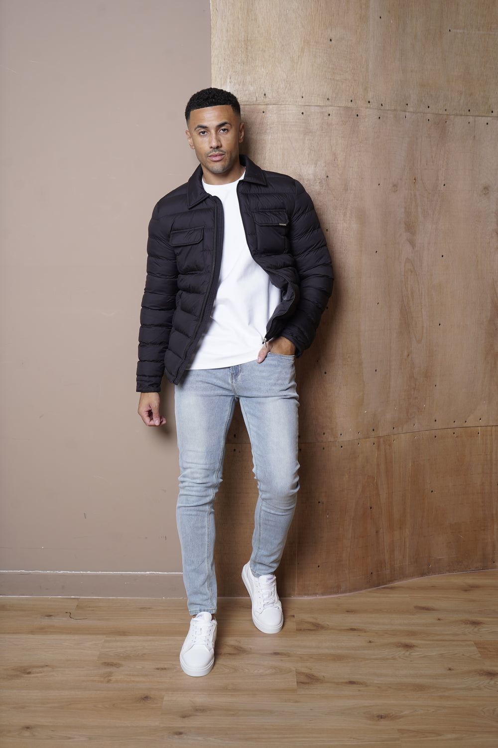 Capo Lightweight Padded Jacket - Black