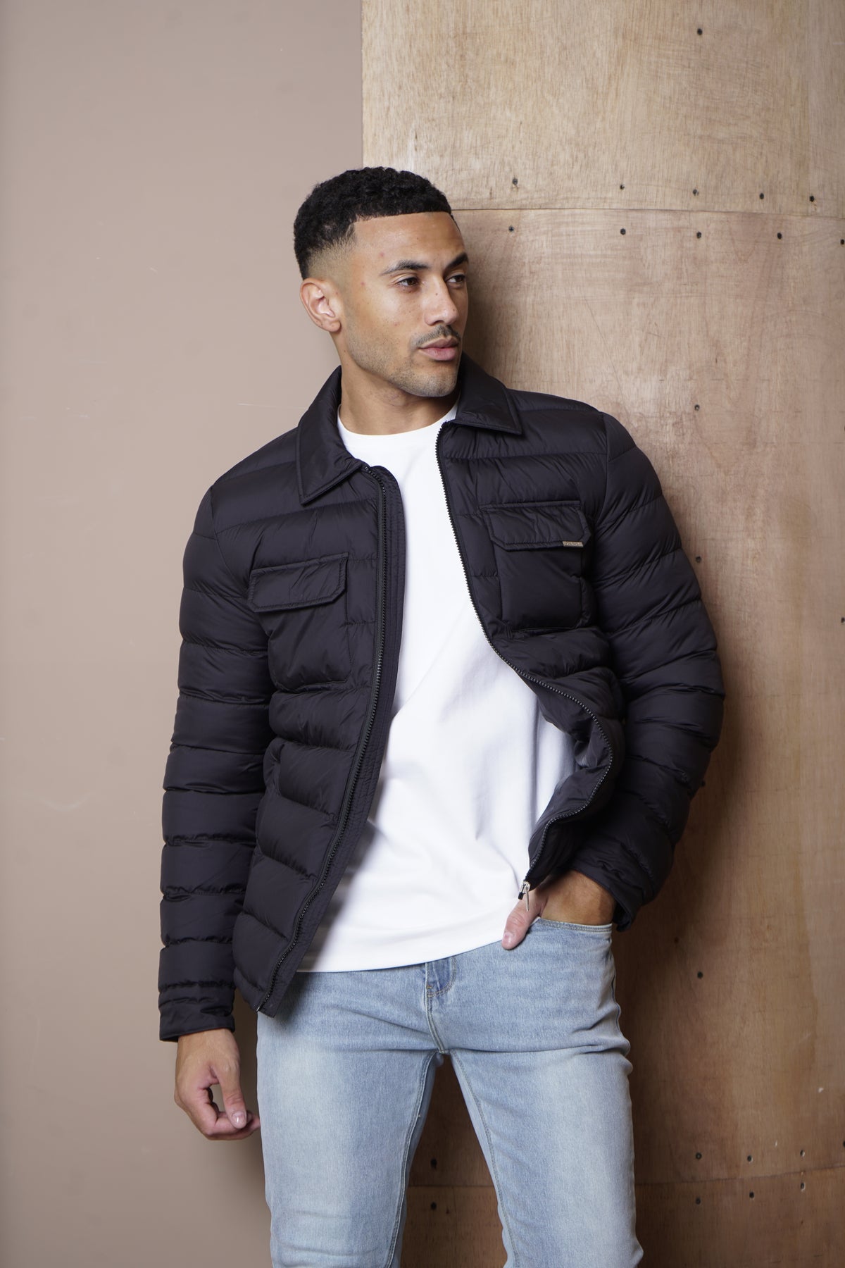 Capo Lightweight Padded Jacket - Black