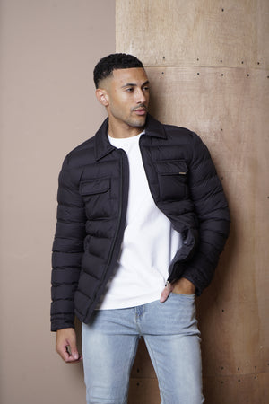 Capo Lightweight Padded Jacket - Black