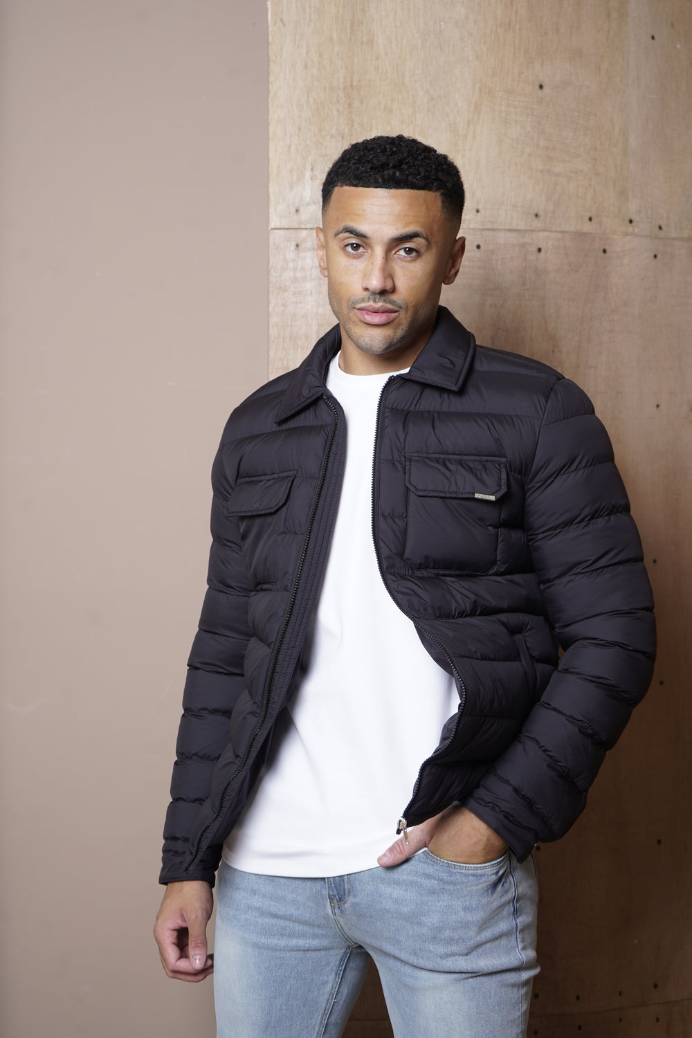 Capo Lightweight Padded Jacket - Black