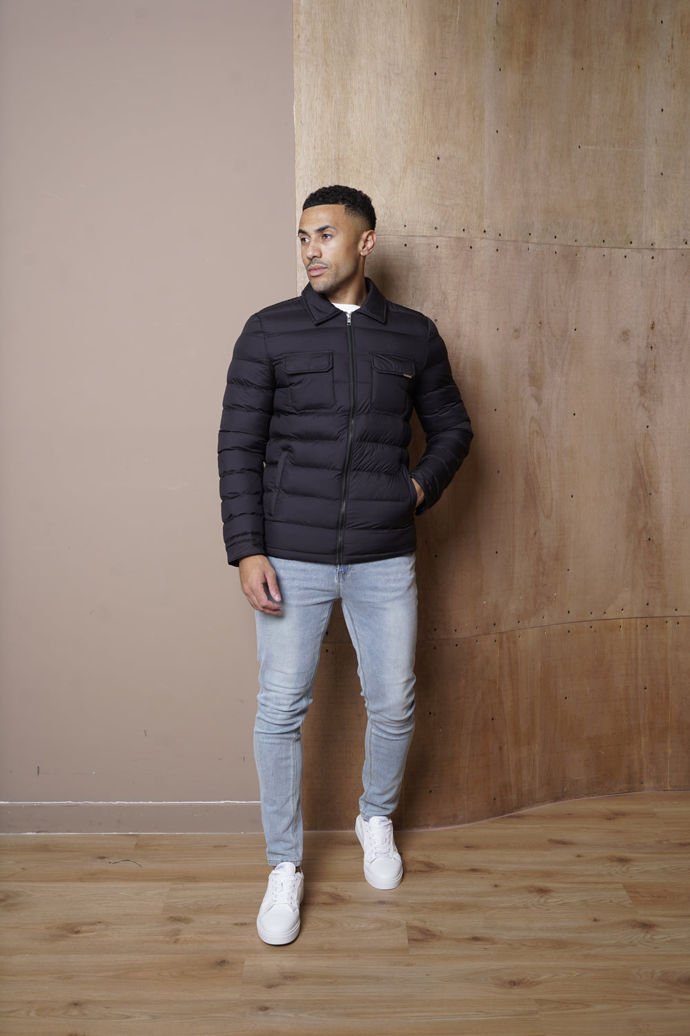 Capo Lightweight Padded Jacket - Black