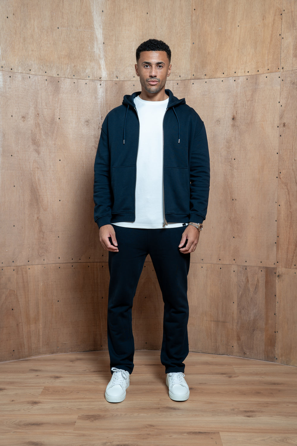 Capo Heavyweight Full Zip Hoodie - Navy