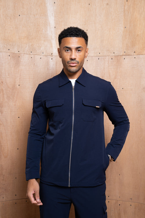 Capo Utility Overshirt - Navy