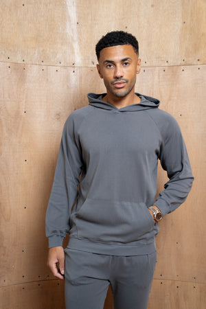 Capo Veluro Washed Hoodie - Light Grey