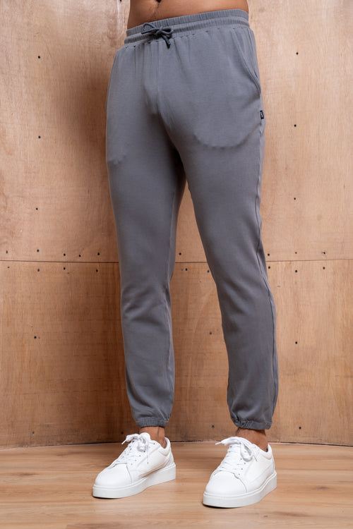 Capo Veluro Washed Joggers - Light Grey