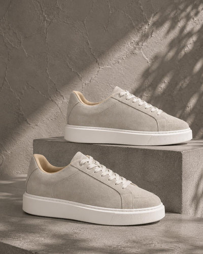 Capo ESSENTIAL Suede Trainer - Stone