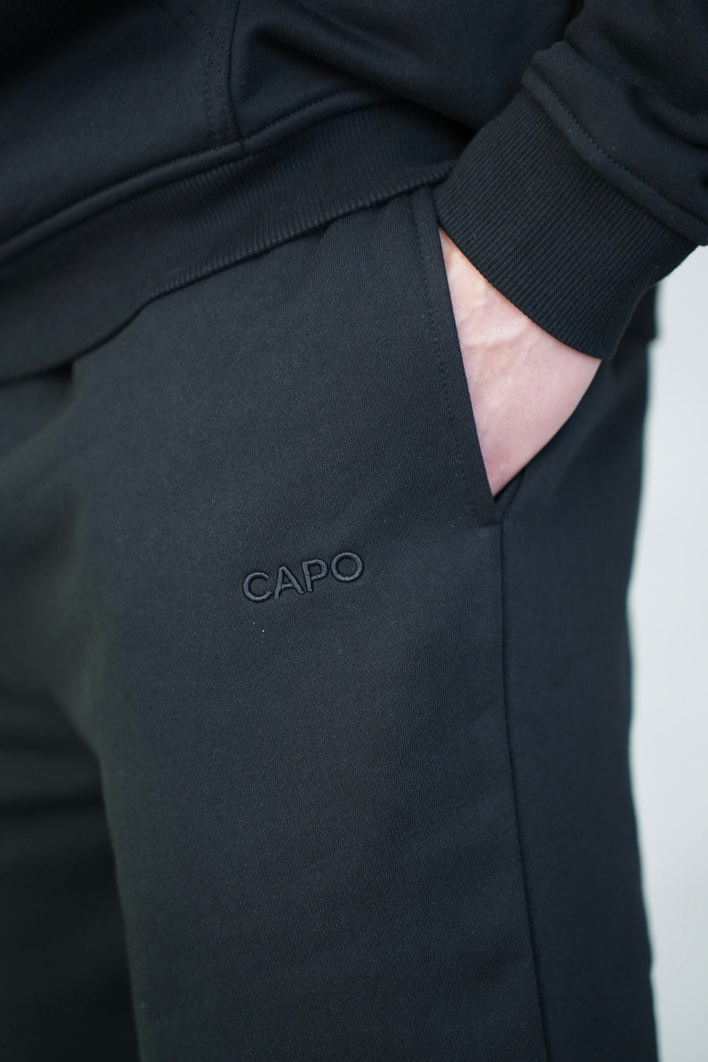 Capo Tracksuit Jogger - Black