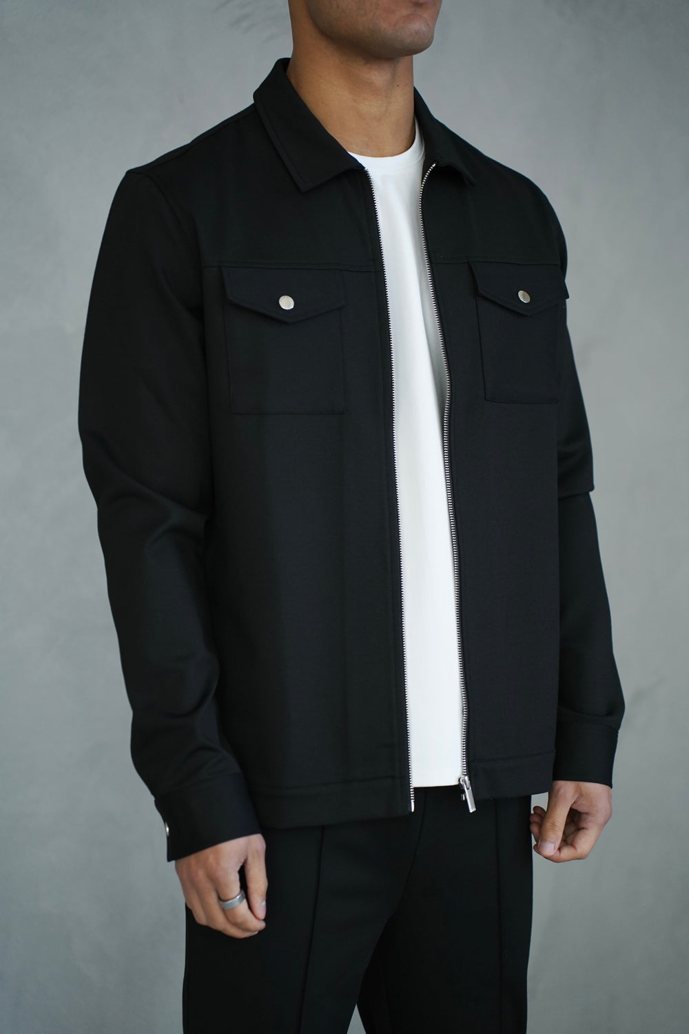 Capo Interlock Jacket - Black