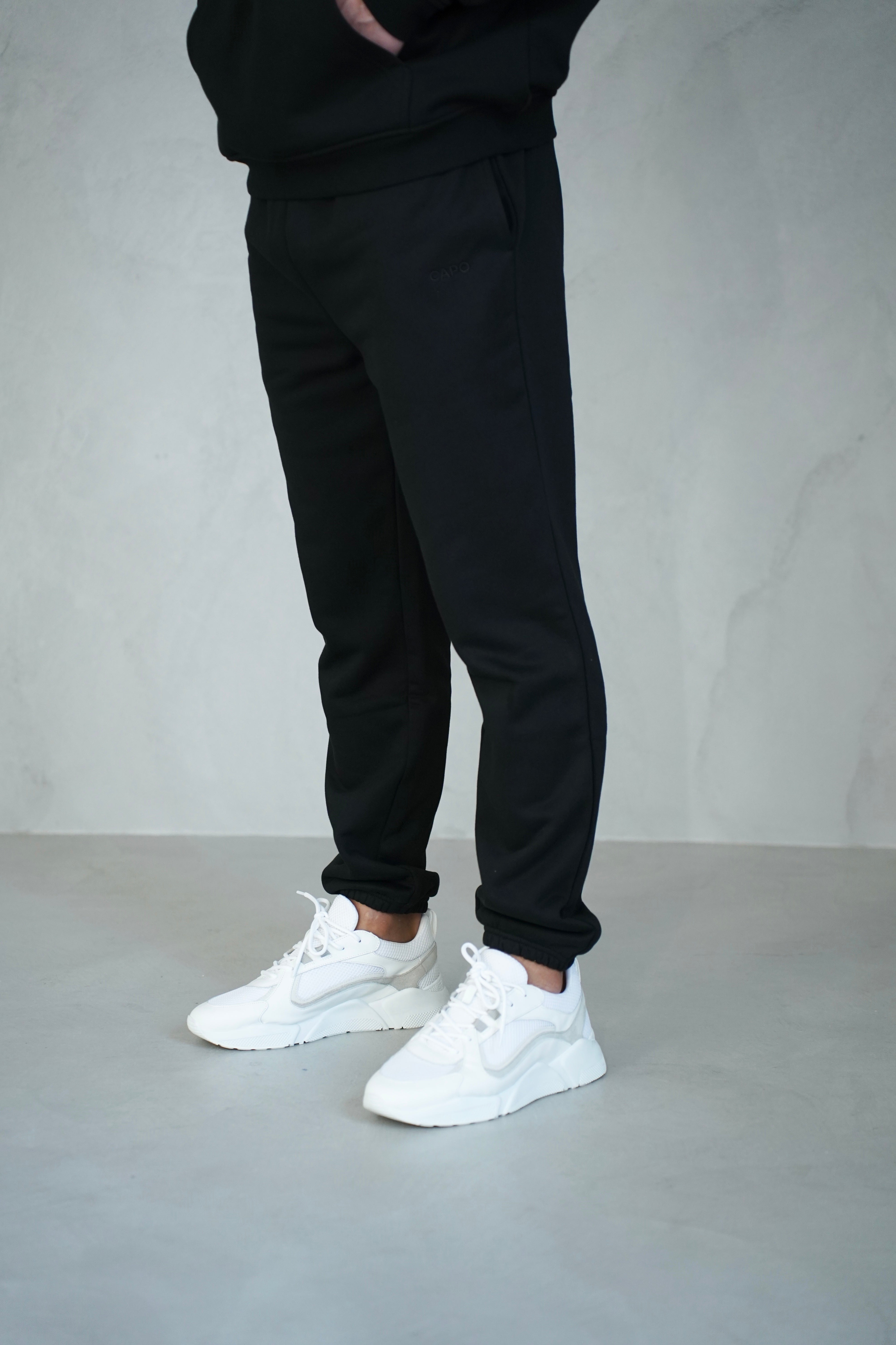 Capo Tracksuit Jogger - Black