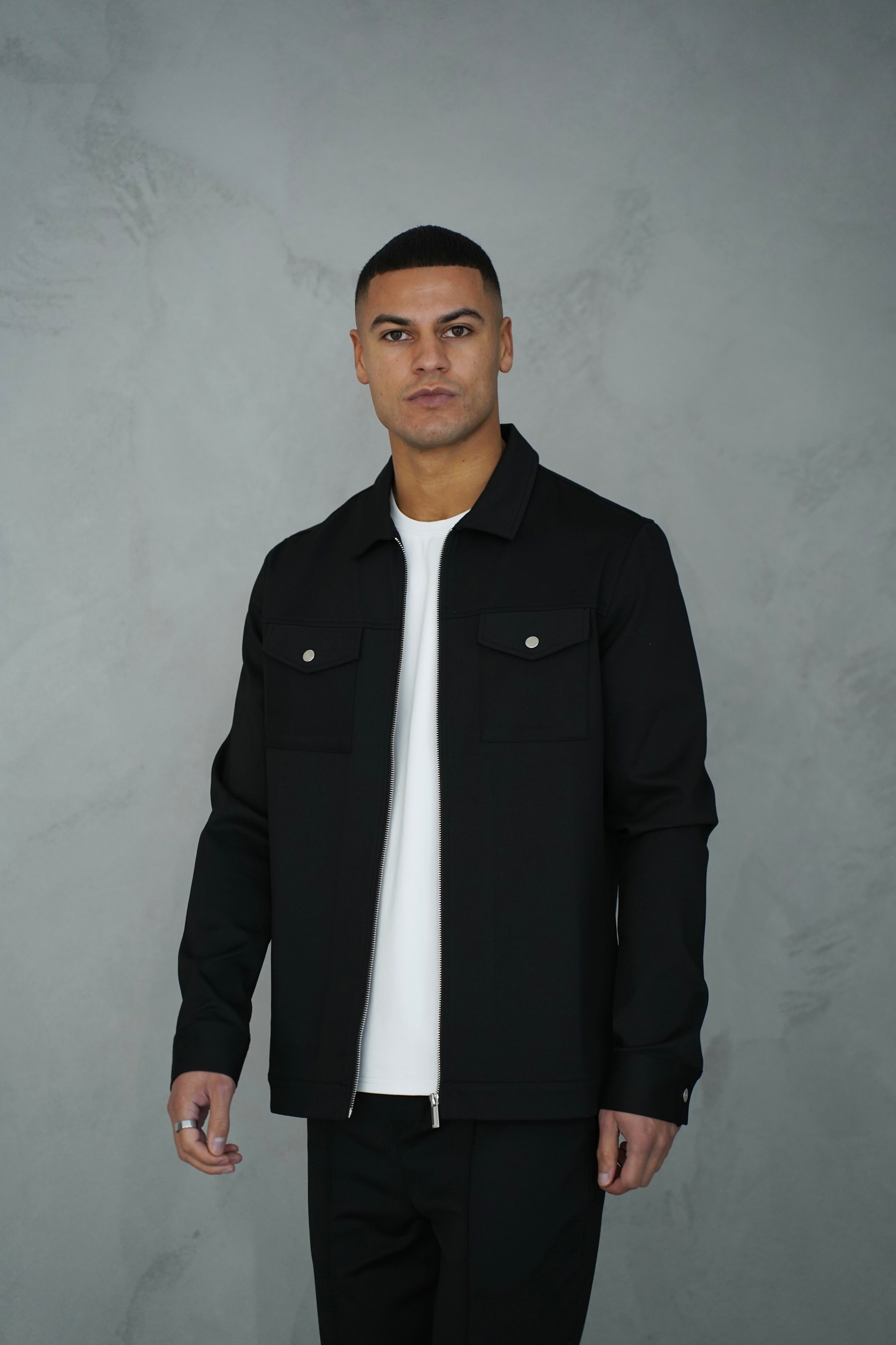 Capo Interlock Jacket - Black