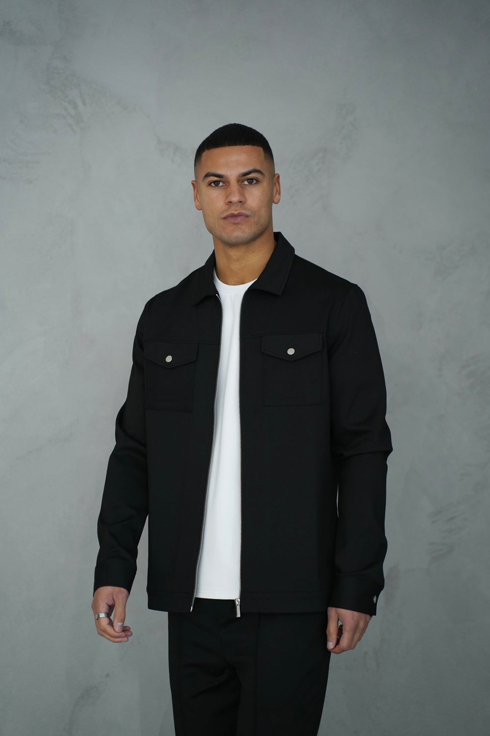 Capo Interlock Jacket - Black