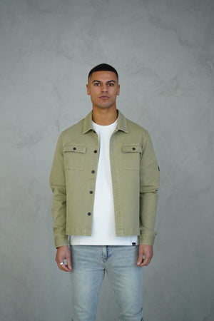 Capo Washed Overshirt - Khaki