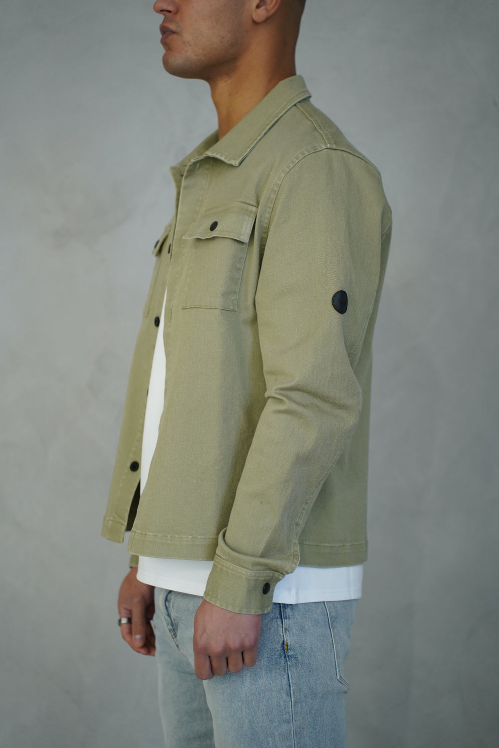 Capo Washed Overshirt - Khaki