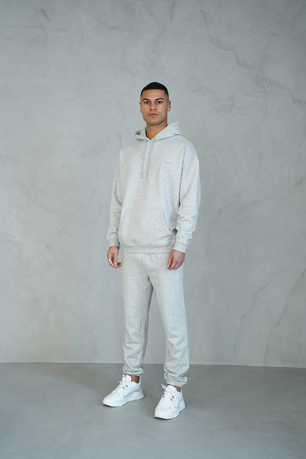 Capo Tracksuit Overhead Hoodie - Grey Marl