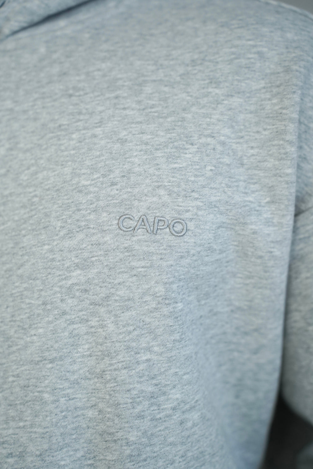 Capo Tracksuit Overhead Hoodie - Grey Marl