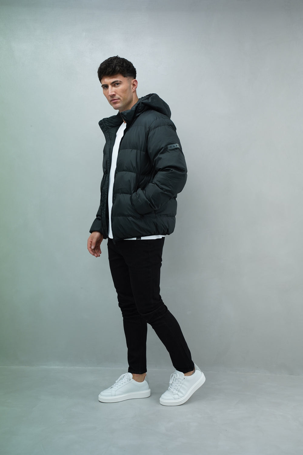 Capo Puffer Jacket - Black