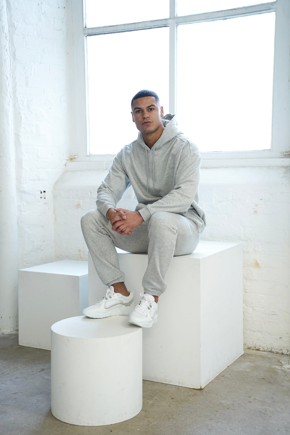 Capo Tracksuit Overhead Hoodie - Grey Marl