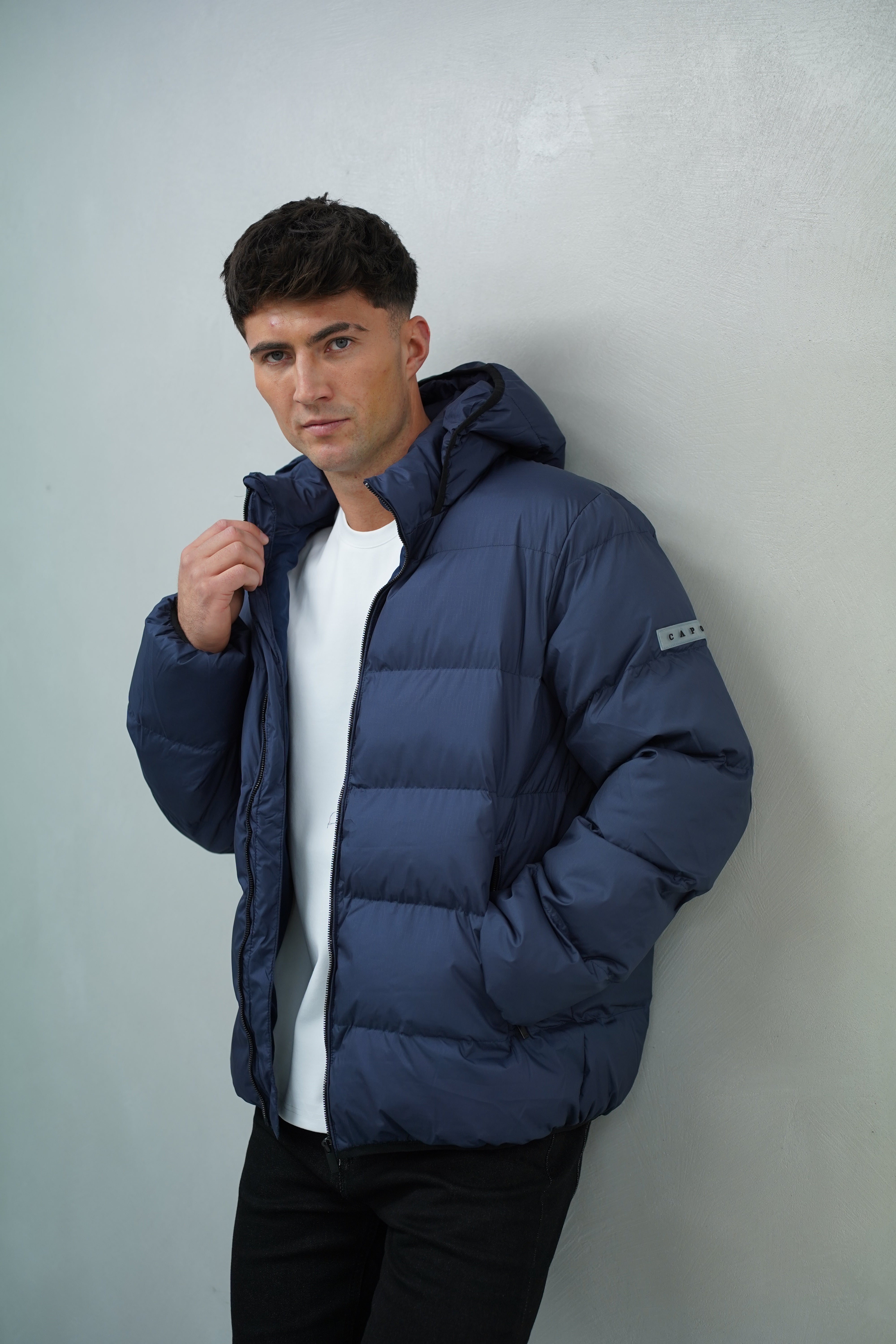 Capo Puffer Jacket - Navy