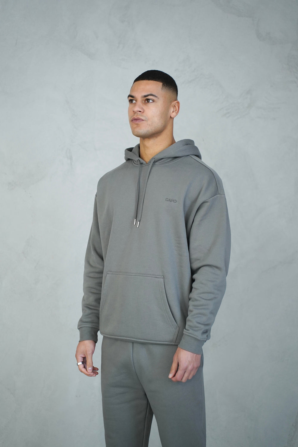 Capo Tracksuit Overhead Hoodie - Grey