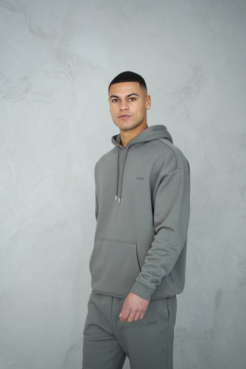 Capo Tracksuit Overhead Hoodie - Grey