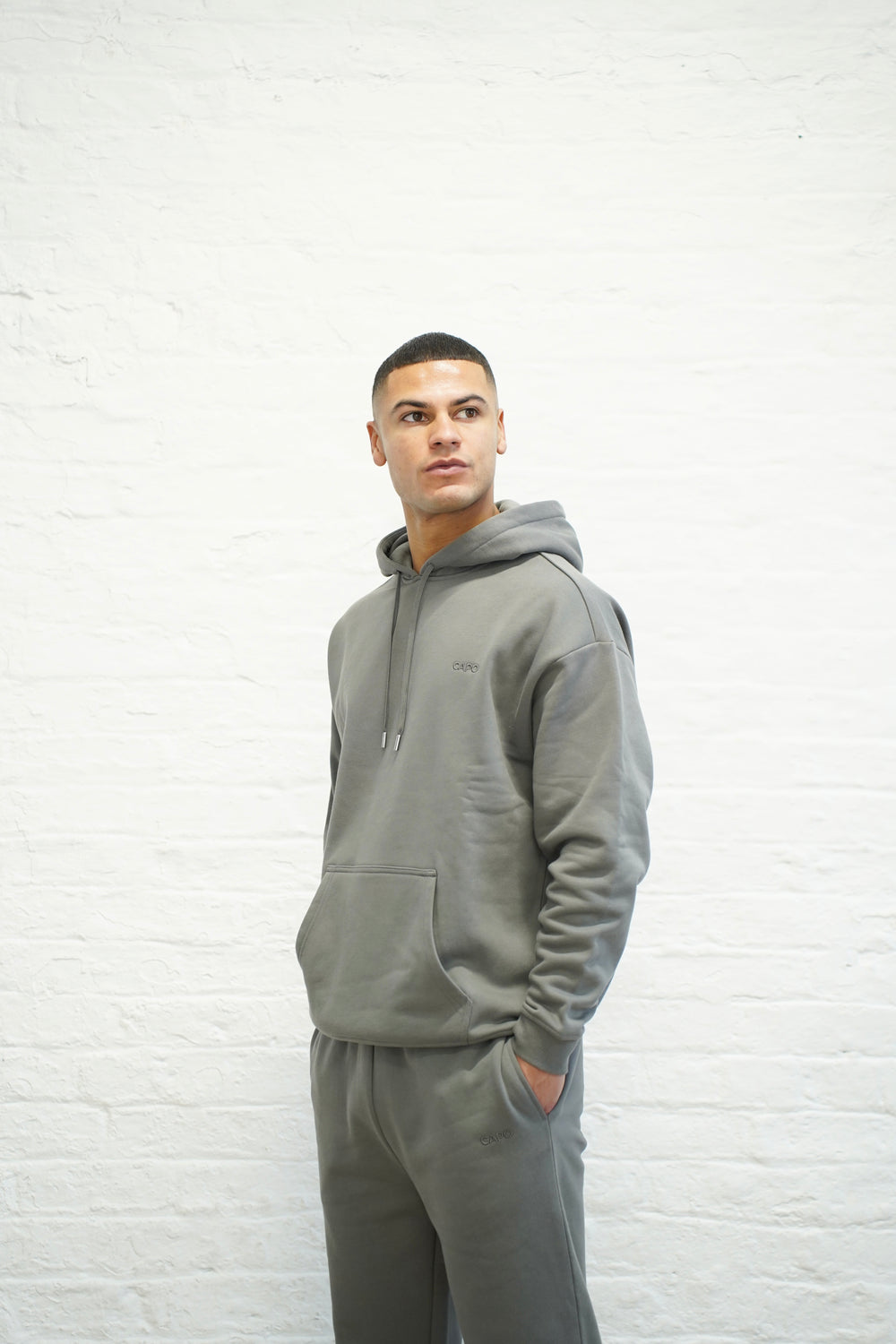 Capo Tracksuit Overhead Hoodie - Grey