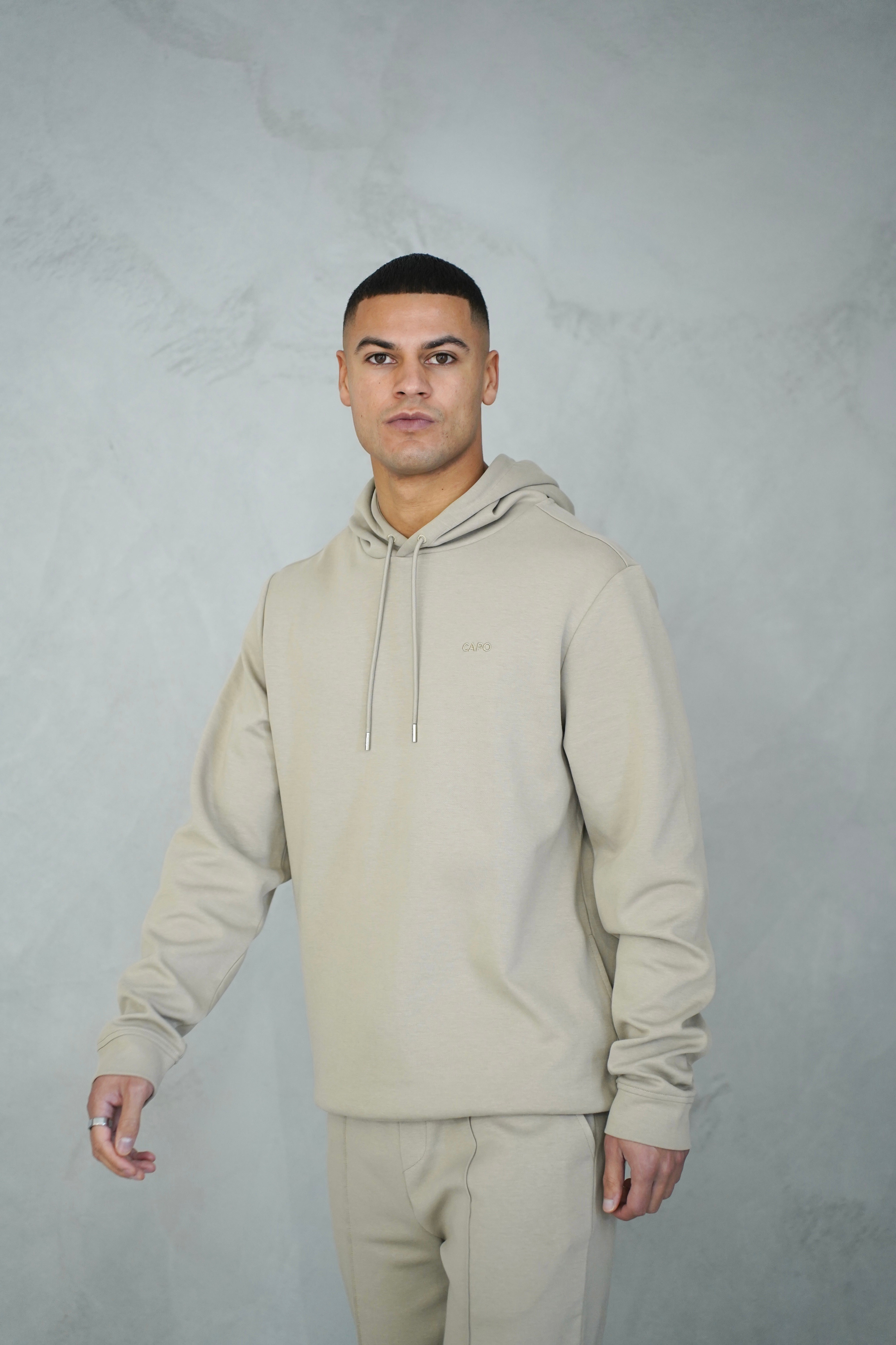 Capo Interlock Hoodie - Oatmeal