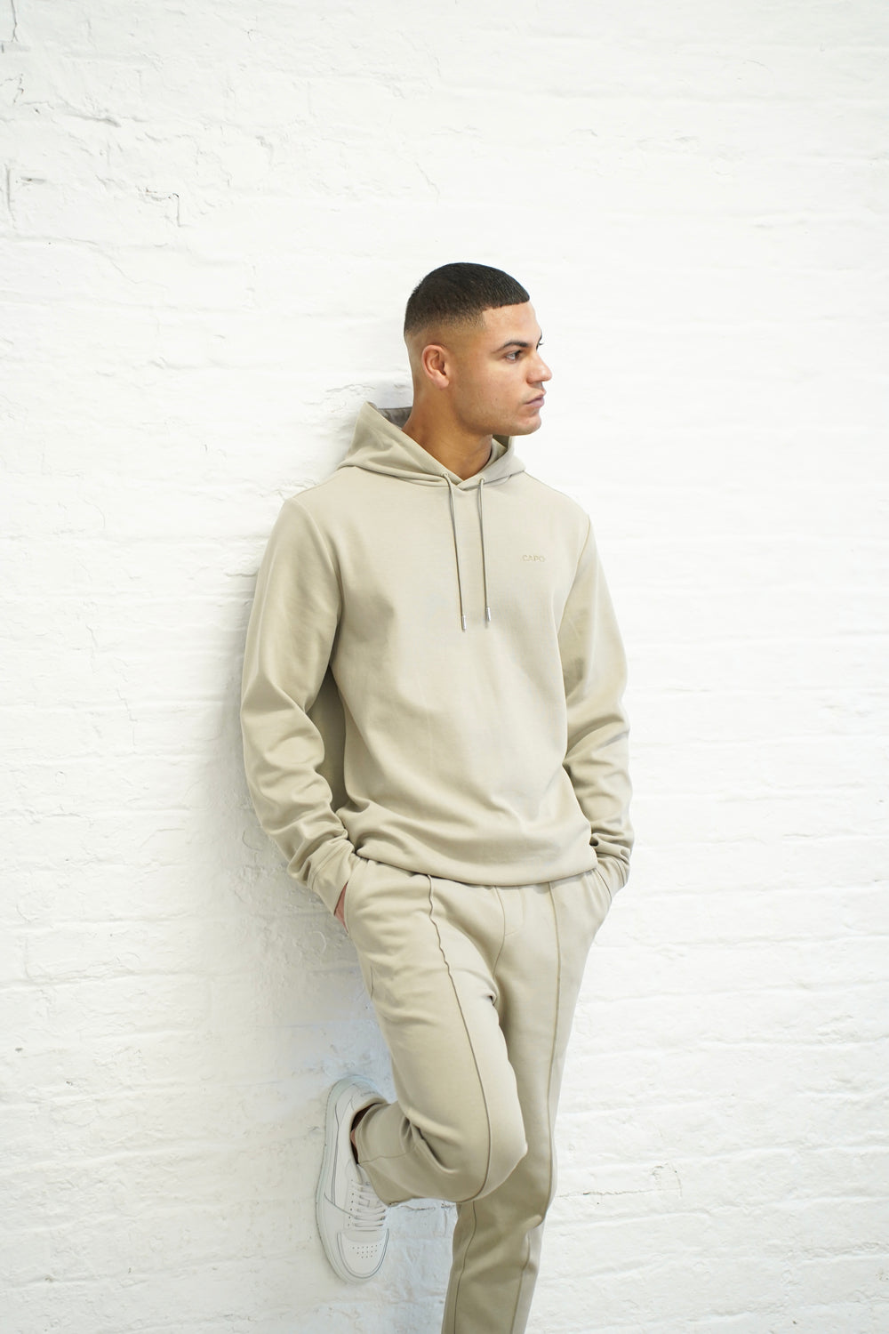 Capo Interlock Hoodie - Oatmeal