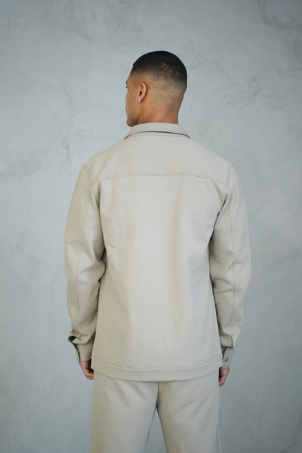 Capo Interlock Jacket - Oatmeal