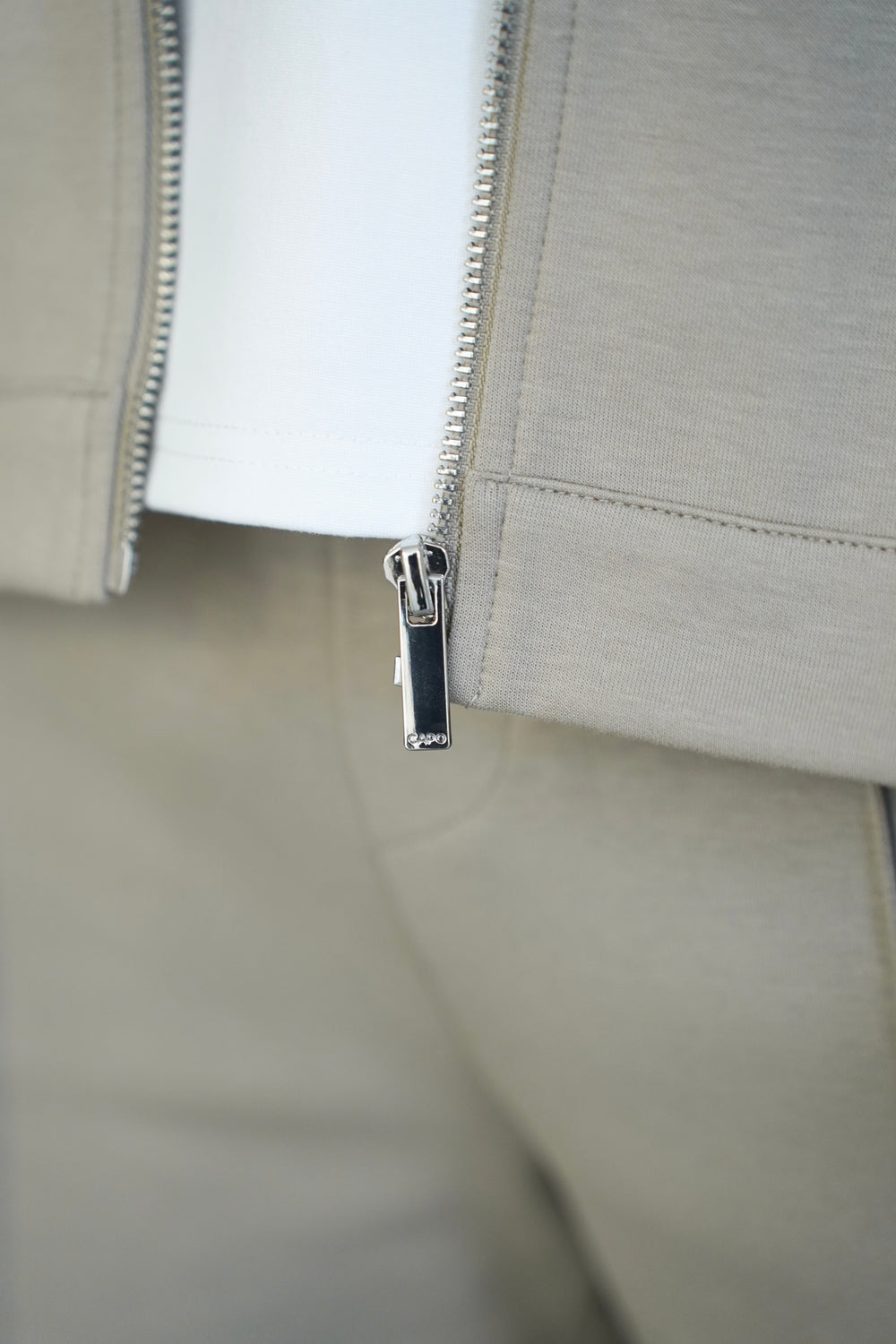 Capo Interlock Jacket - Oatmeal