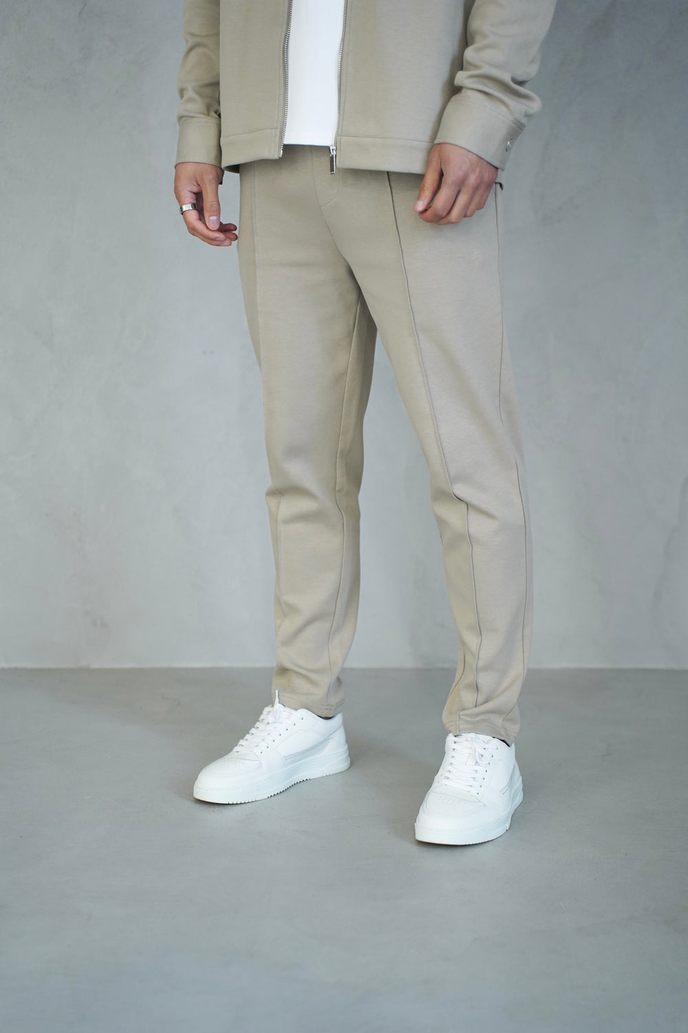 Capo Interlock Pant - Oatmeal