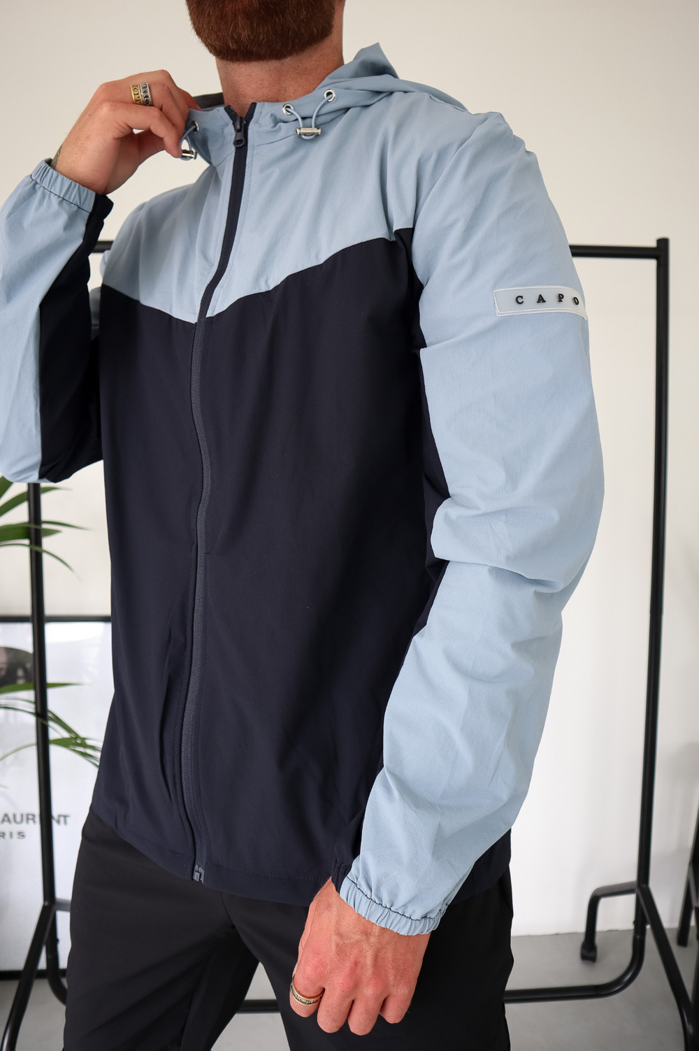 Capo TECHNICAL Track Jacket Navy Light Blue