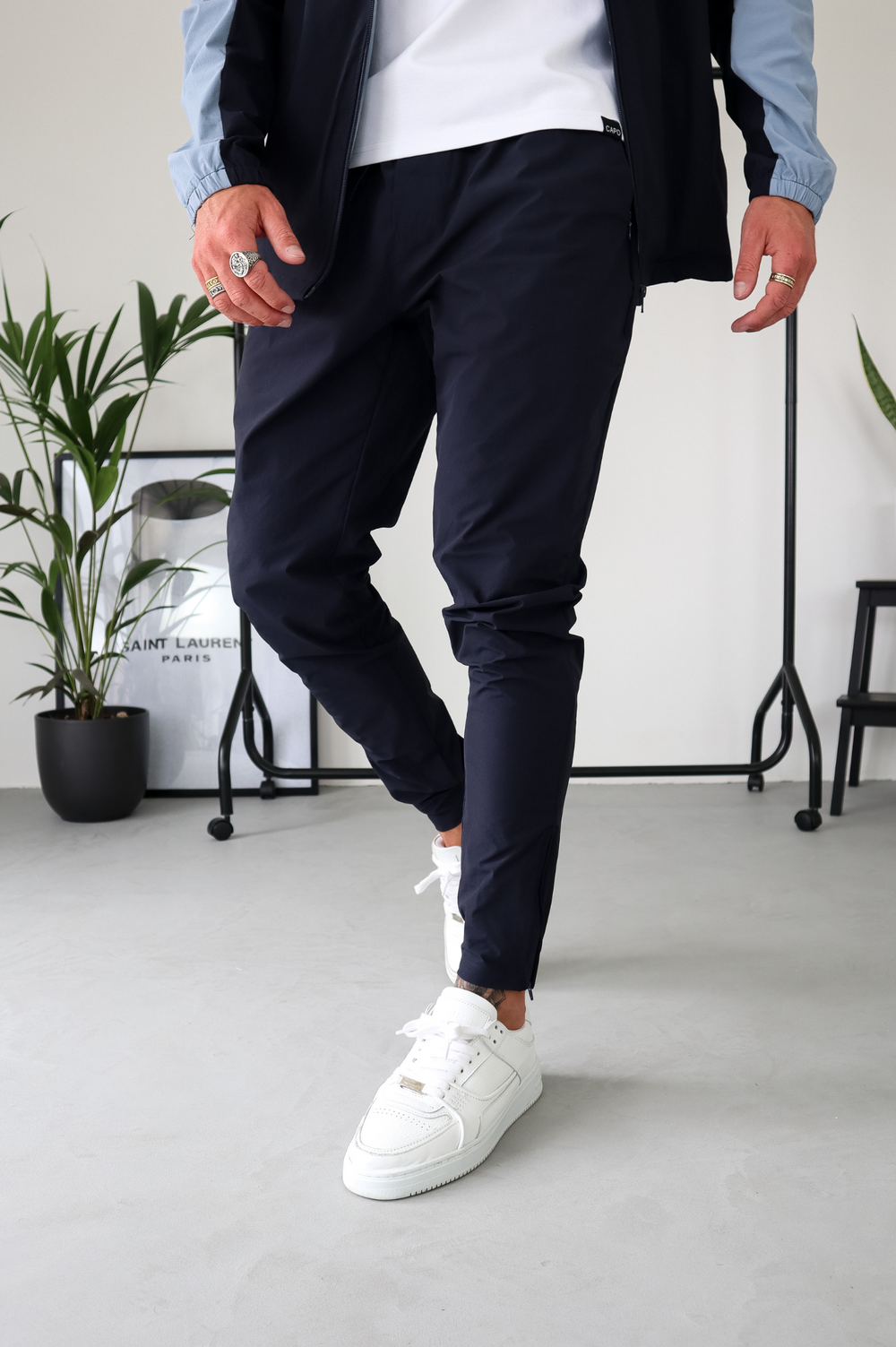 Capo TECHNICAL Track Pant - Navy / Light Blue – CAPO | Meaning Behind ...