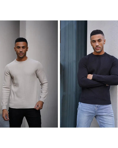Capo Cable Knit Jumper 2-Pack