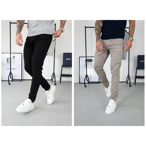 Capo CHINO Pant Twin Pack in Black & Grey