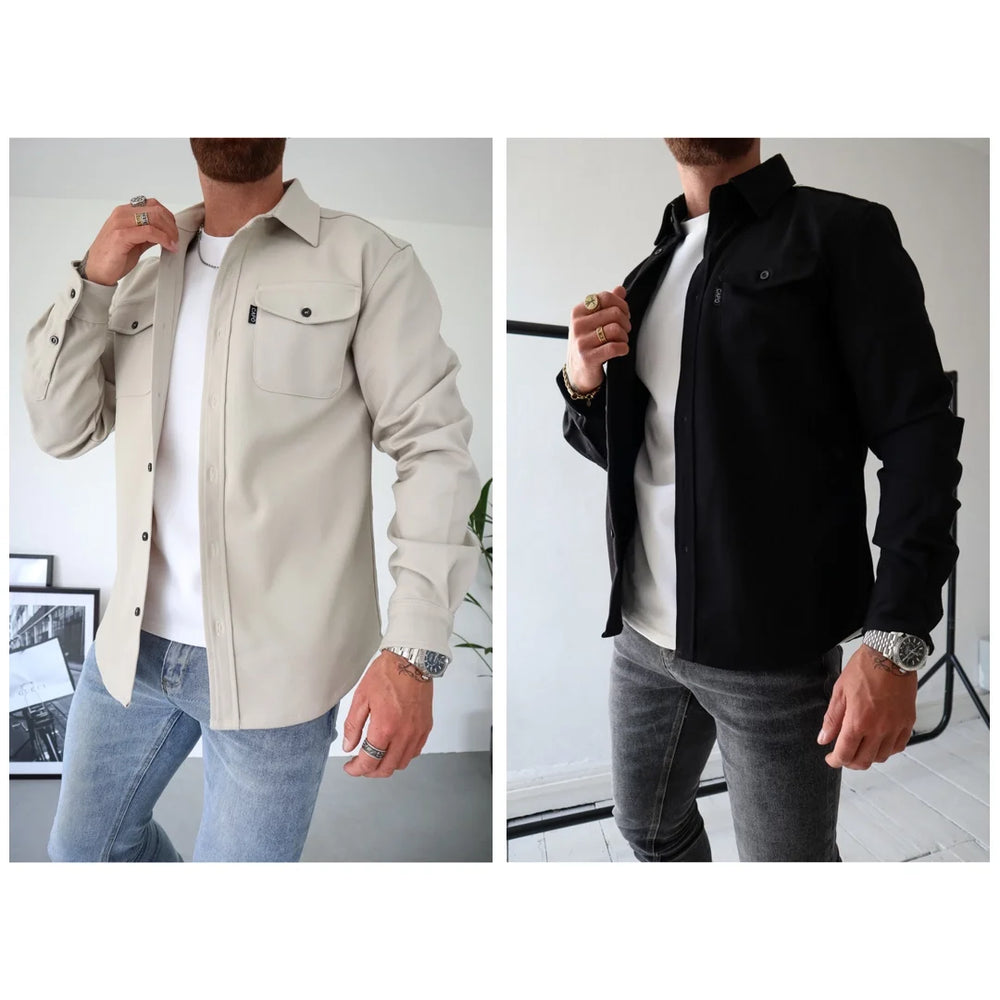 Capo OVERSHIRT Twin Pack - Light Stone & Black