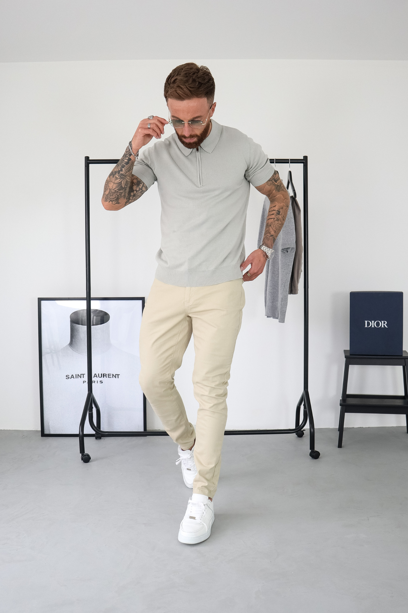 Pants For Tall Men - Clean Khaki - The Organic Fit
