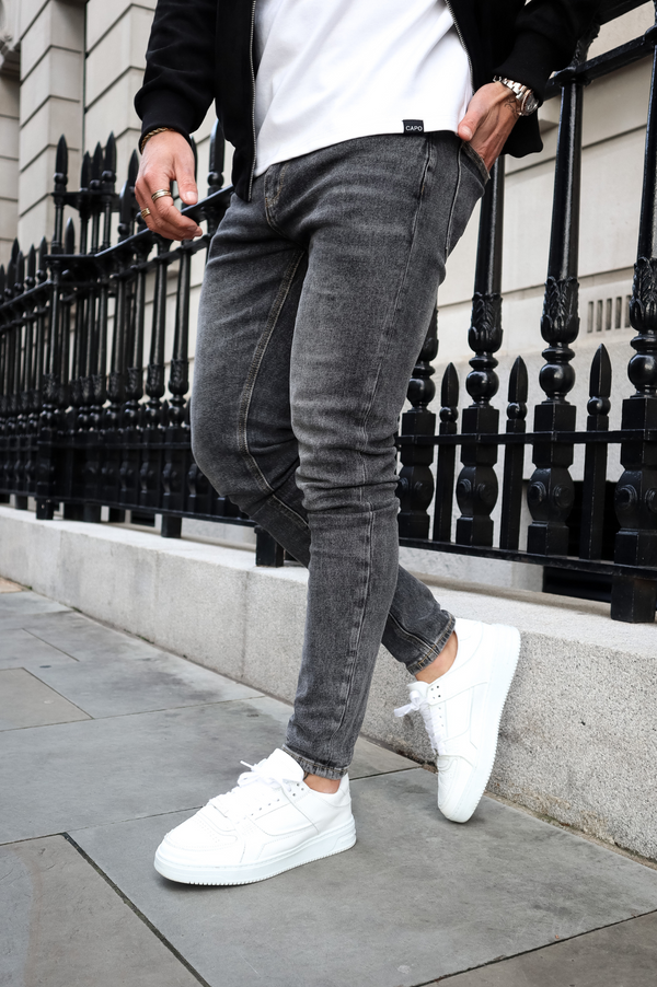 Capo Slim Fit Denim Jeans Washed Black CAPO Meaning Behind The Brand
