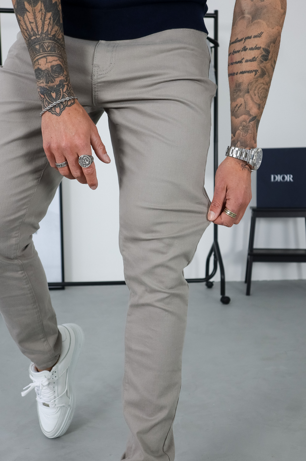 Capo CHINO Pant - Grey – CAPO | Meaning Behind The Brand