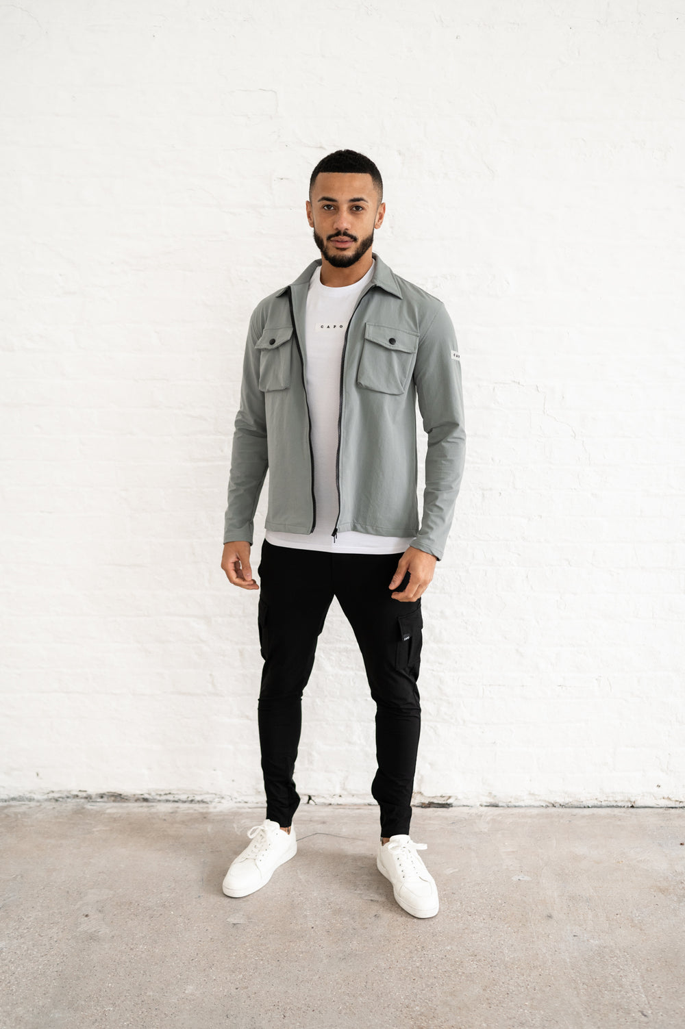 Capo BUTTON Jacket - Grey