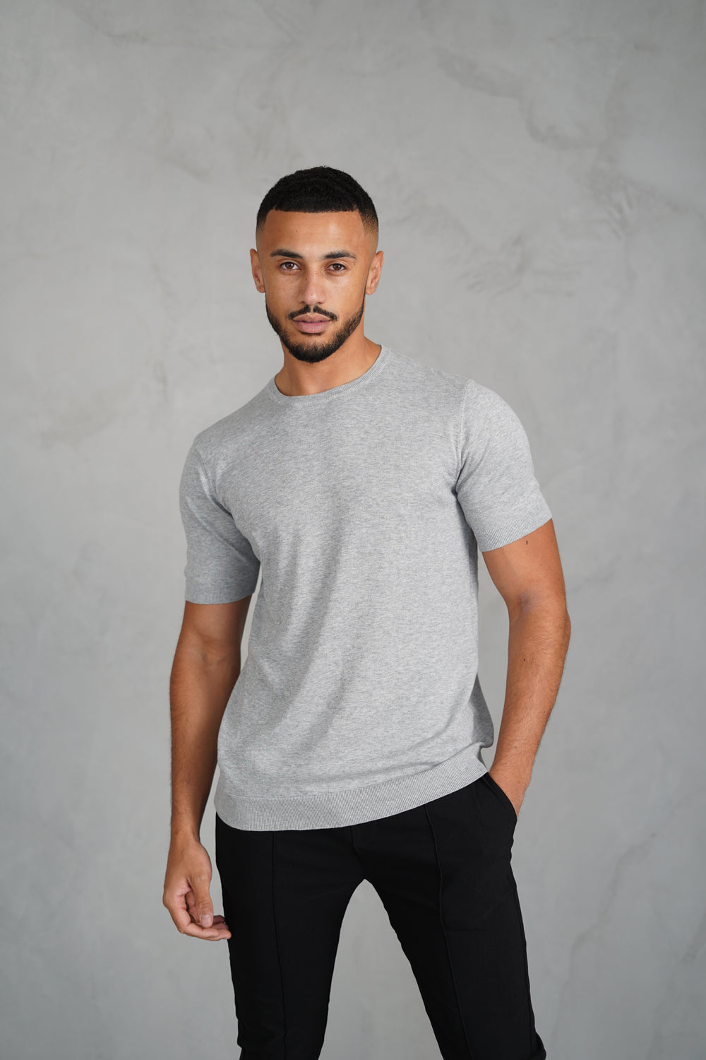 Capo Egyptian Cotton T-Shirt - Grey