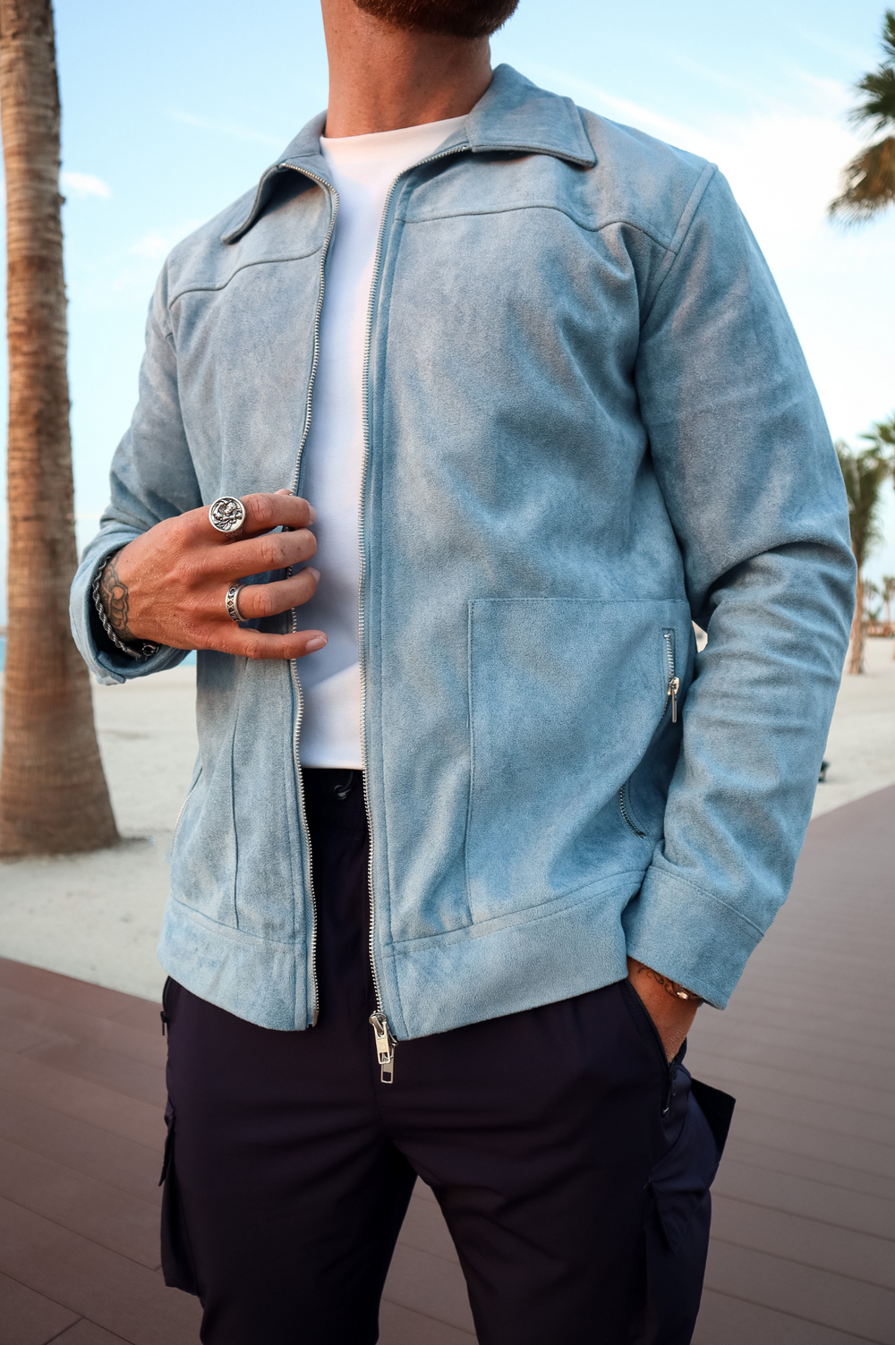 Pale 2025 blue jacket