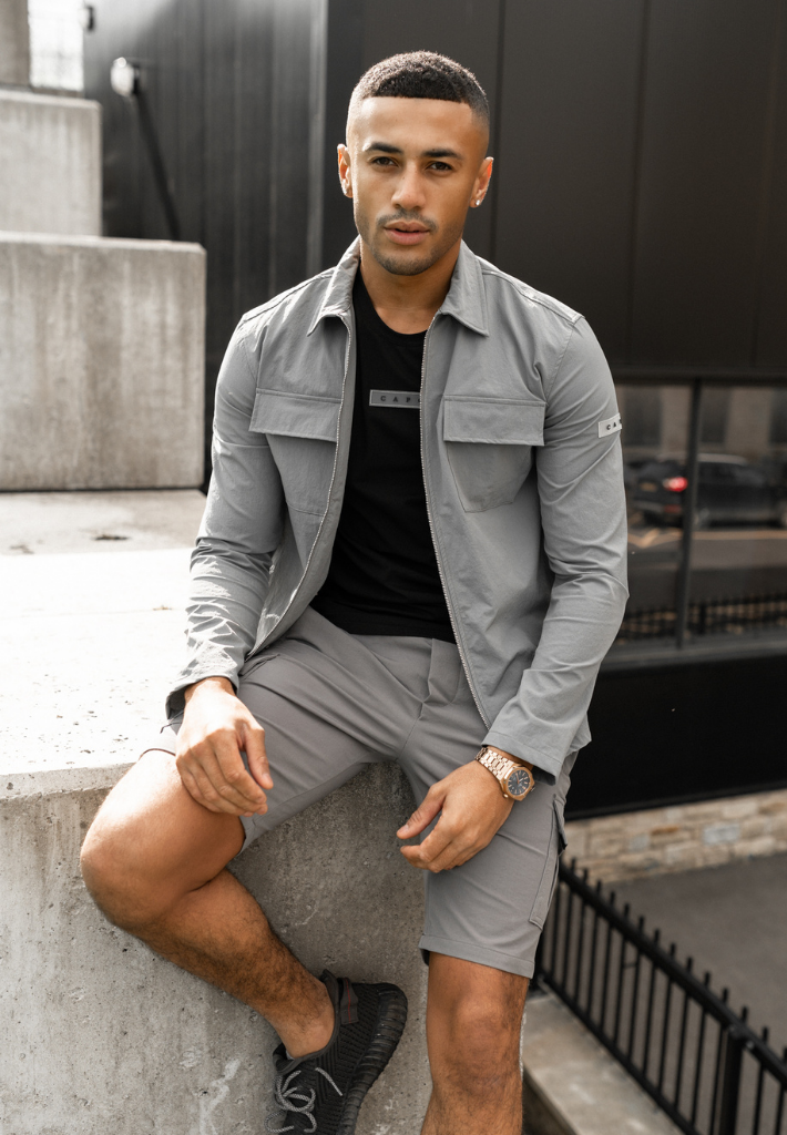 Capo UTILITY Cargo Short - Steel Grey – CAPO | Meaning Behind The Brand